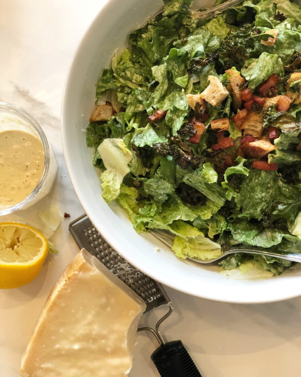 Vinaigrette César maison 48 secondes • La petite bette