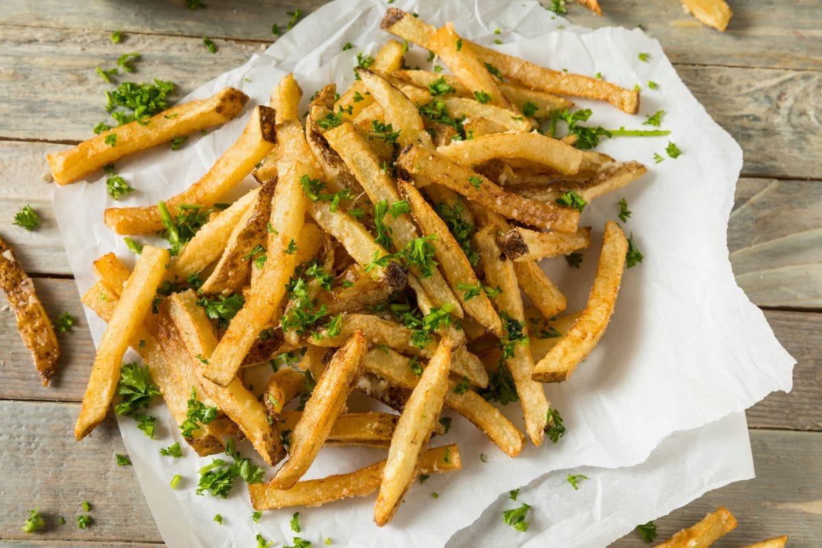 Frites au fromage et à la truffe • La petite bette