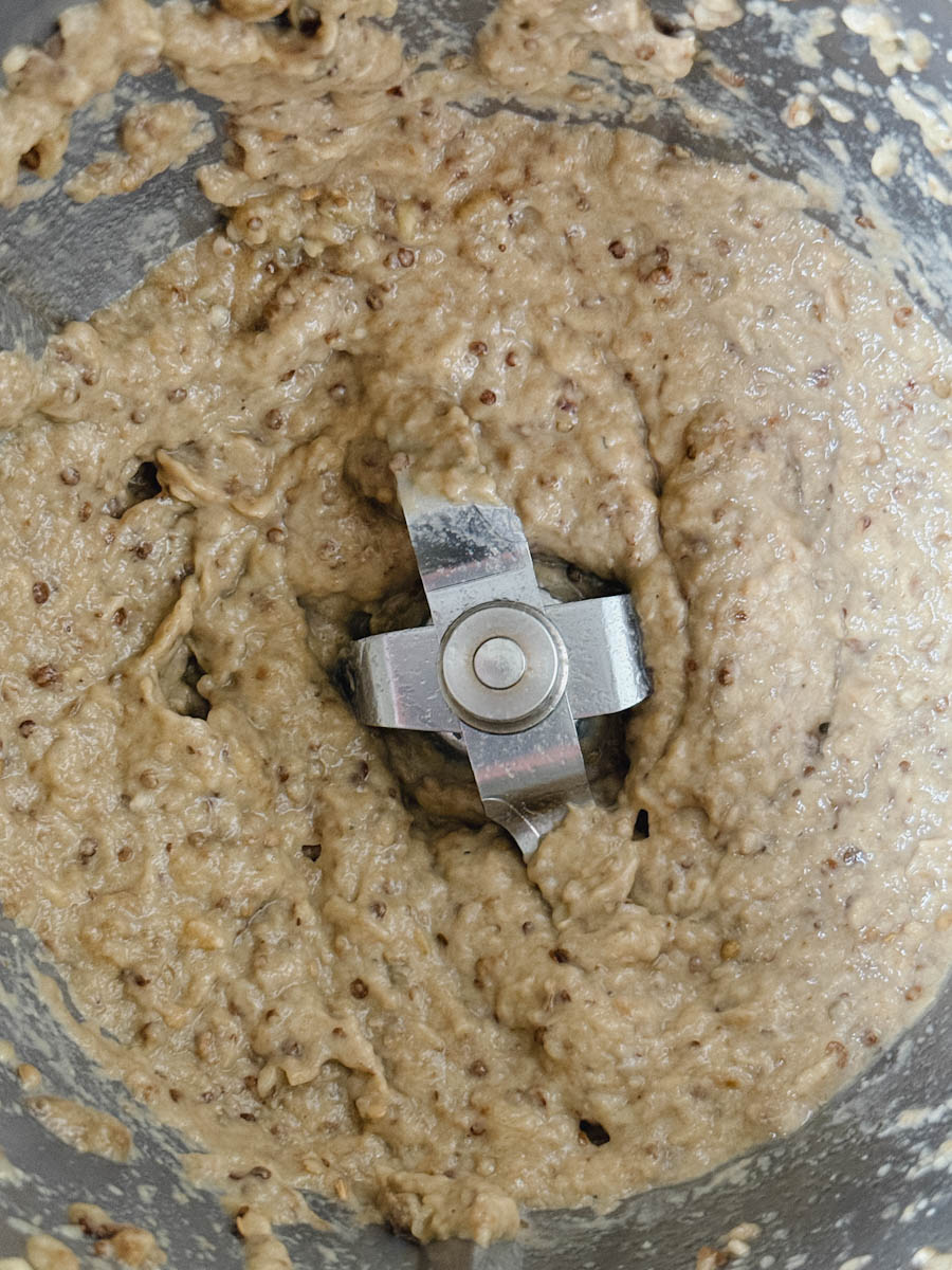 baba ganoush au robot en purée