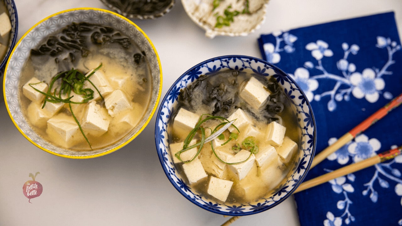 soupe japonaise avec tofu