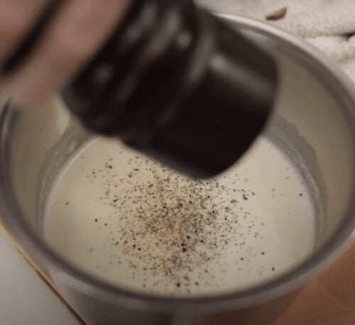 crème cacio e pepe