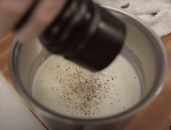 crème cacio e pepe