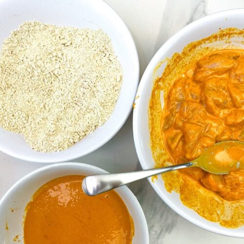 poulet frit coréen panure à l'anglaise