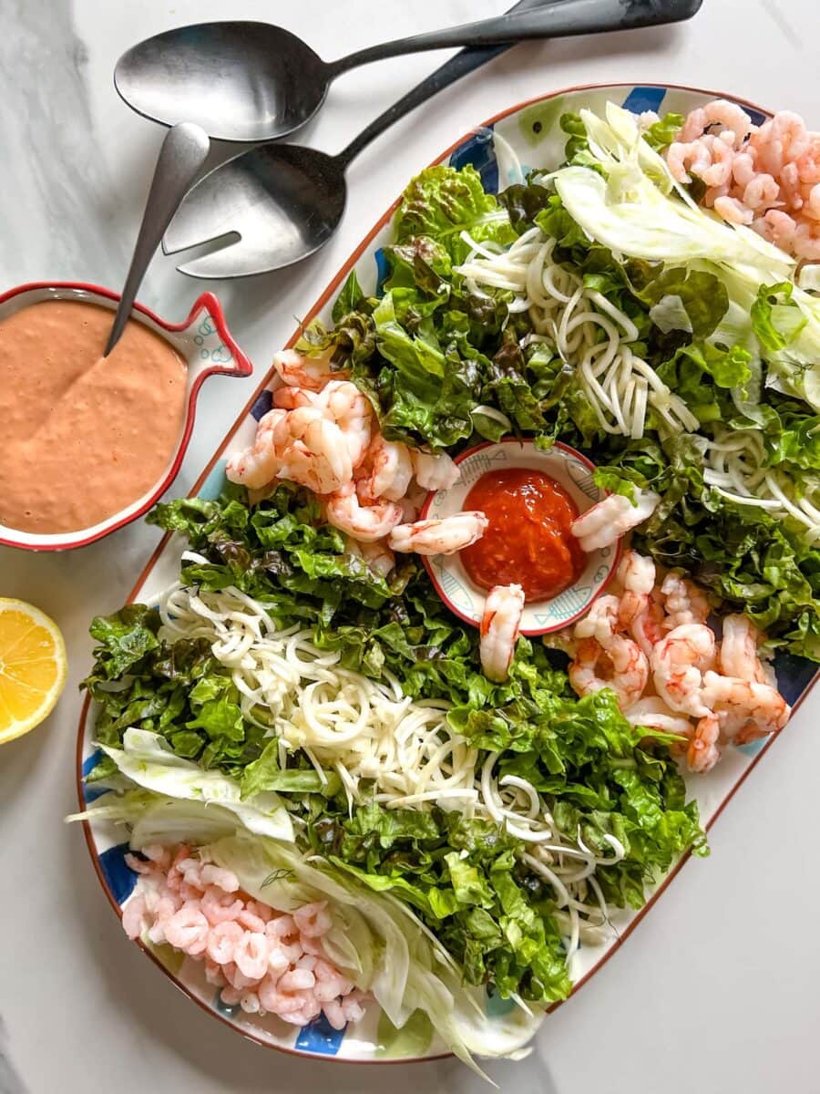 Ma salade de cocktail de crevettes
