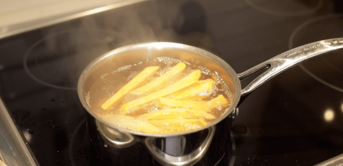 pourquoi bouillir les patates douces