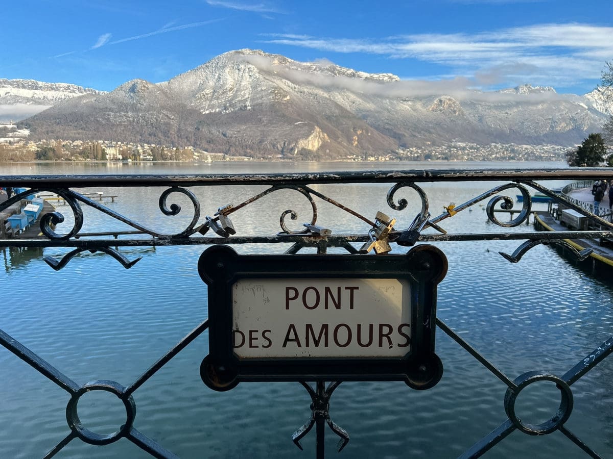 Pont des amours Annecy