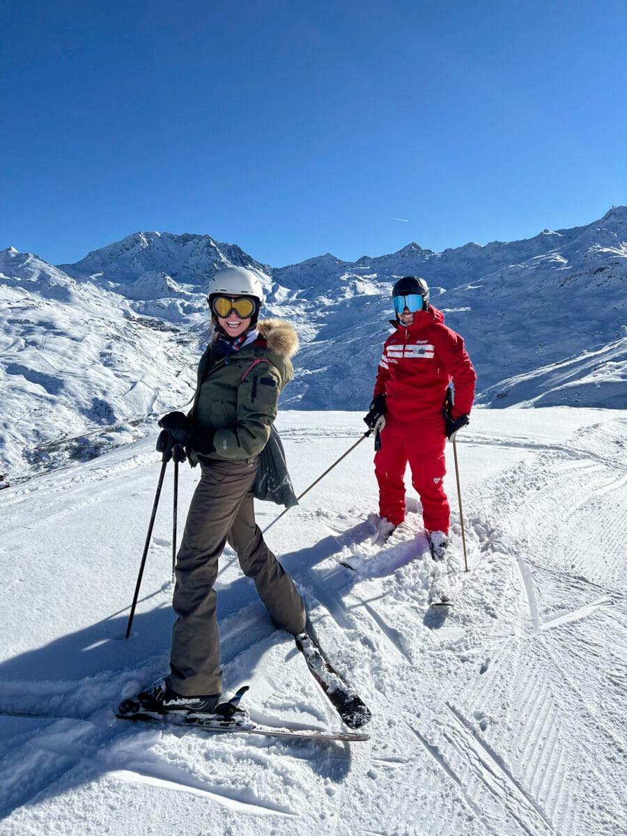 Ski dans les alpes
