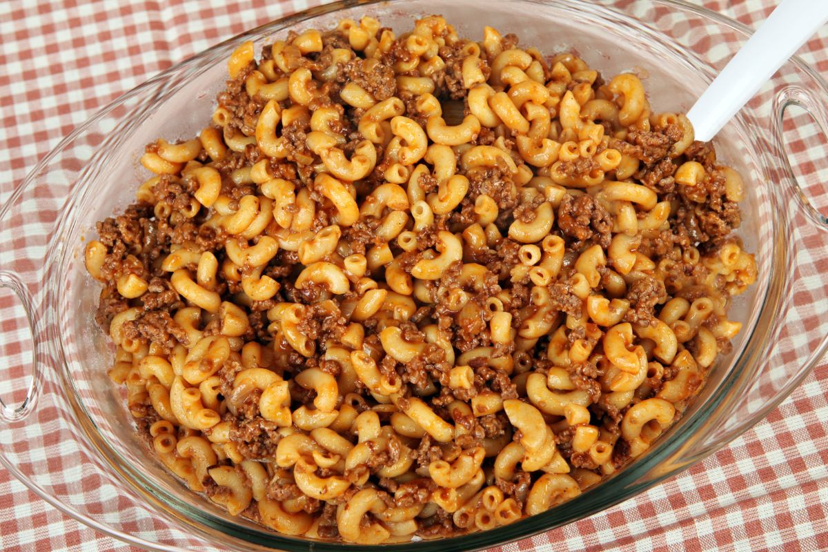 macaroni viande hachée