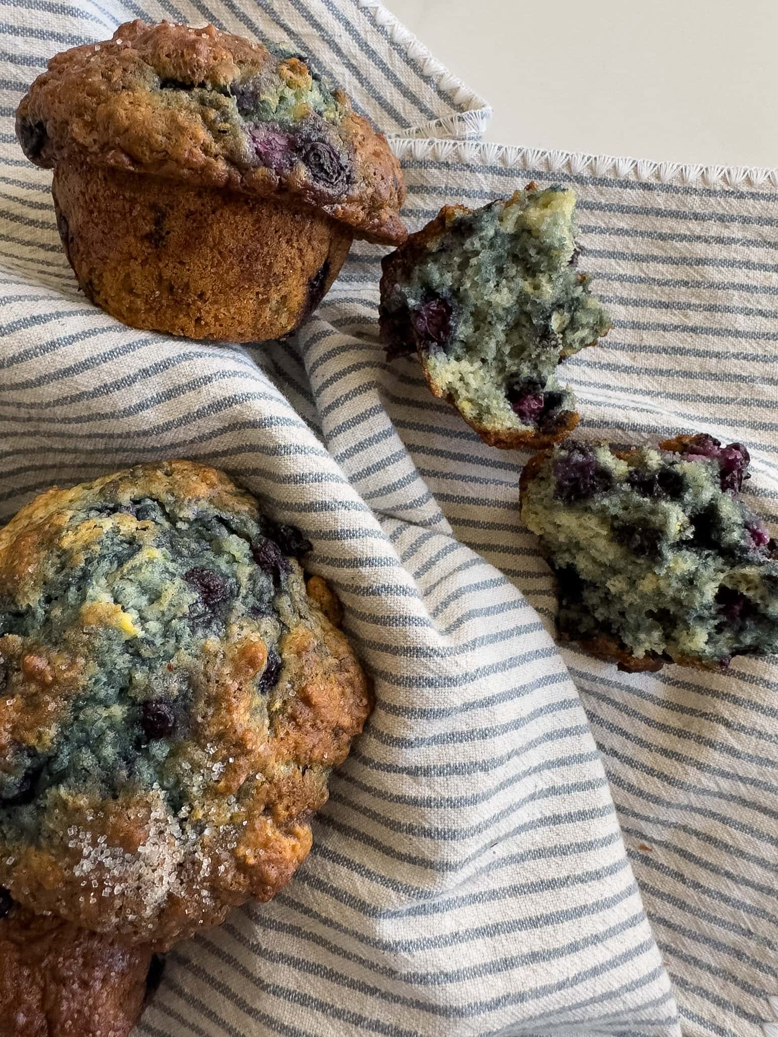 muffins aux bleuets congelés