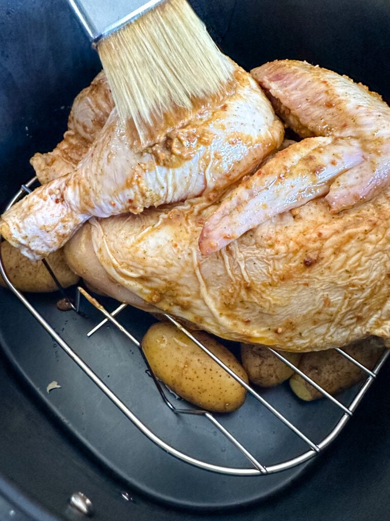 poulet rôti air fryer avec patates