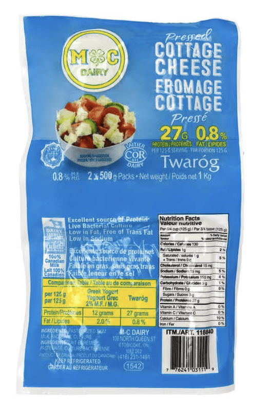 Fromage twarog cottage cheese