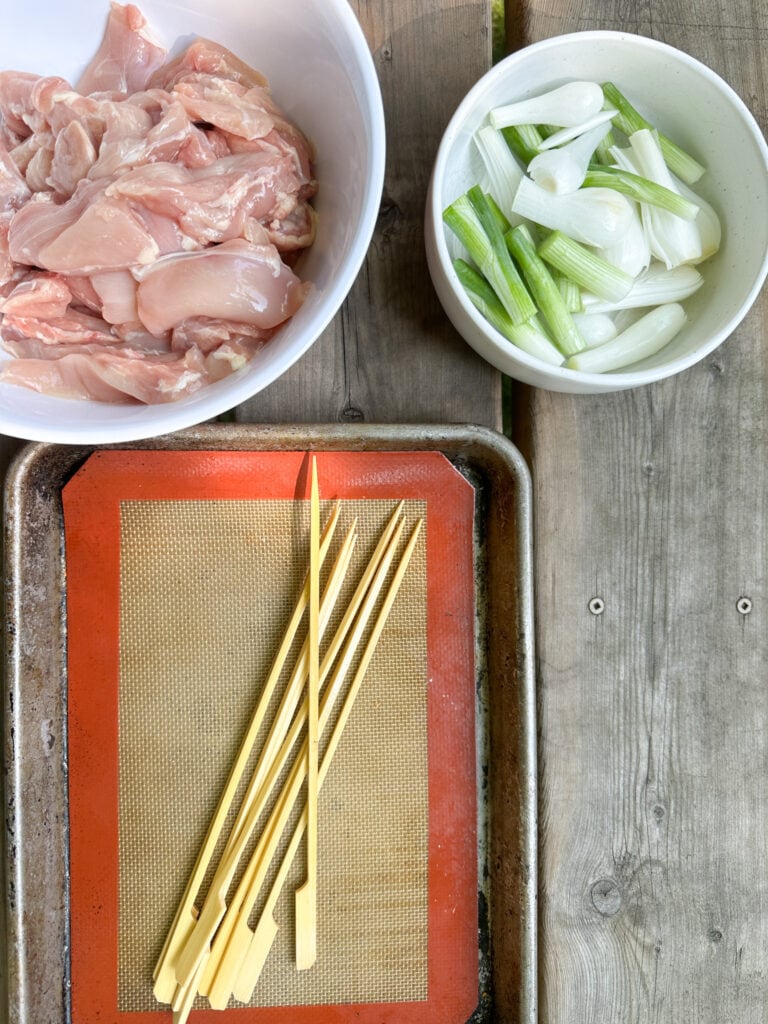 brochette de poulet yakitori