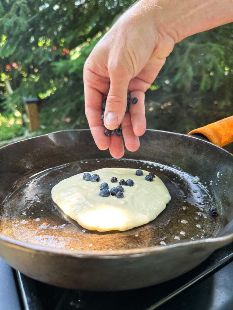 meilleures pancakes aux bleuets