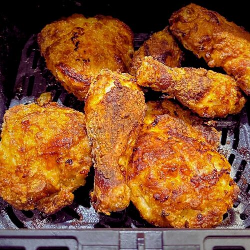 Poulet frit croustillant au air fryer • La petite bette