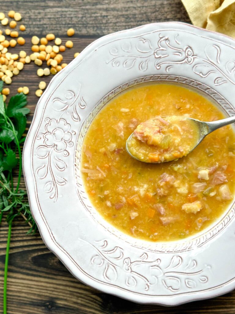 La meilleure soupe aux pois et jambon • La petite bette