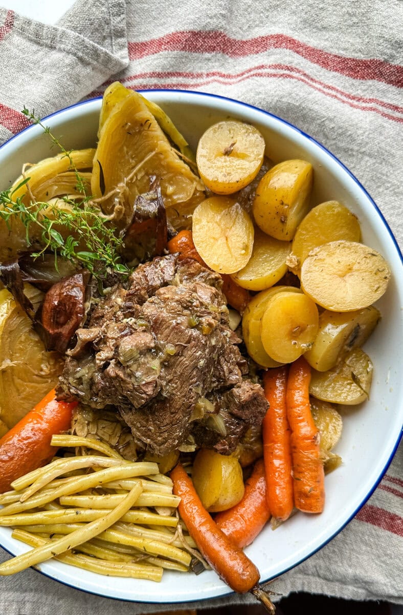 bouilli de boeuf aux légumes