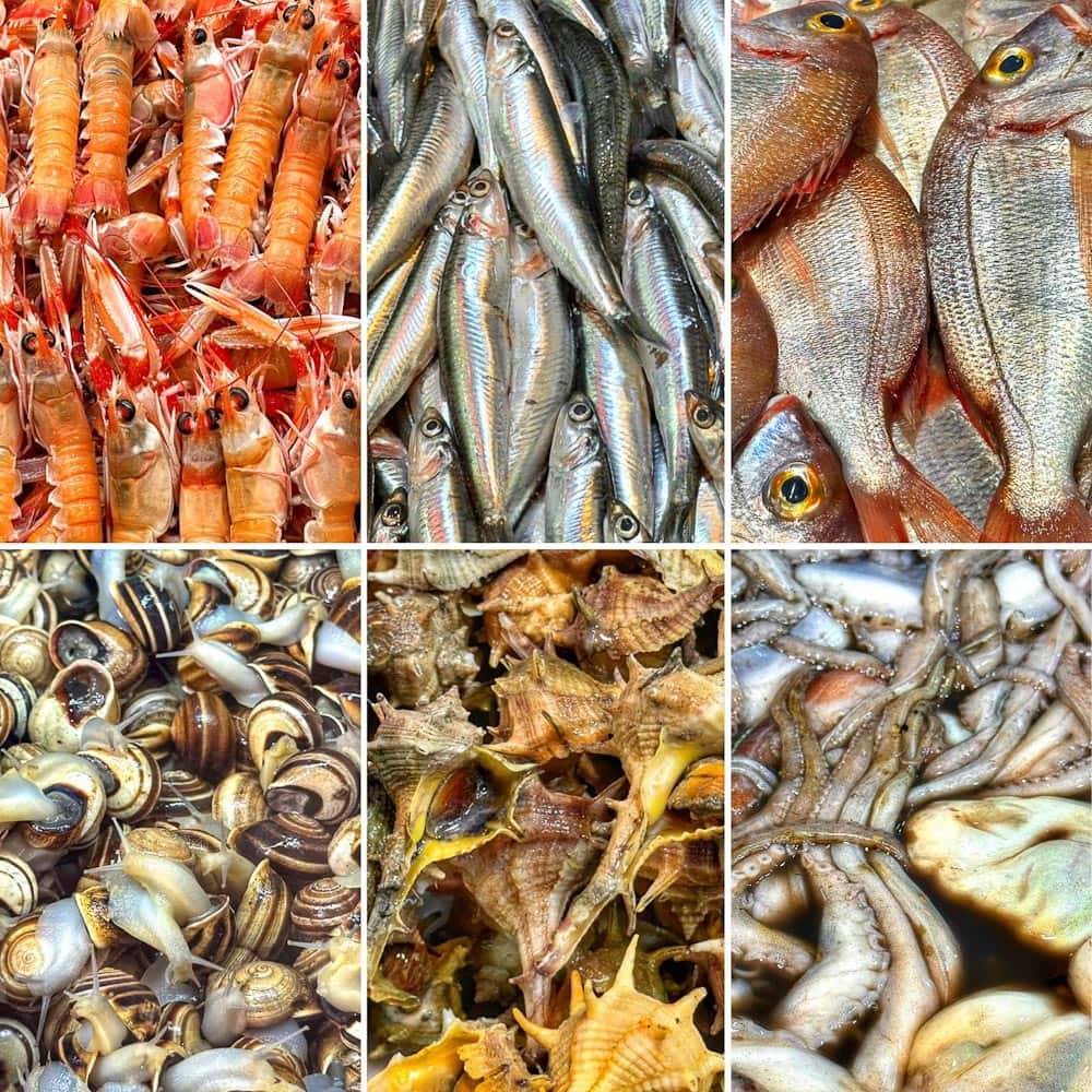 Marché de poisson et fruit de mer de Huelva, Andalousie, Espagne