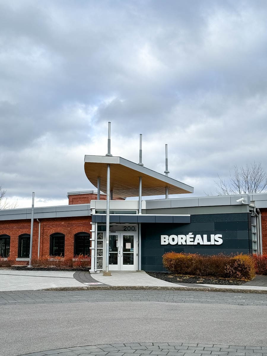 devanture  au Musée Boréalis Trois-Rivières