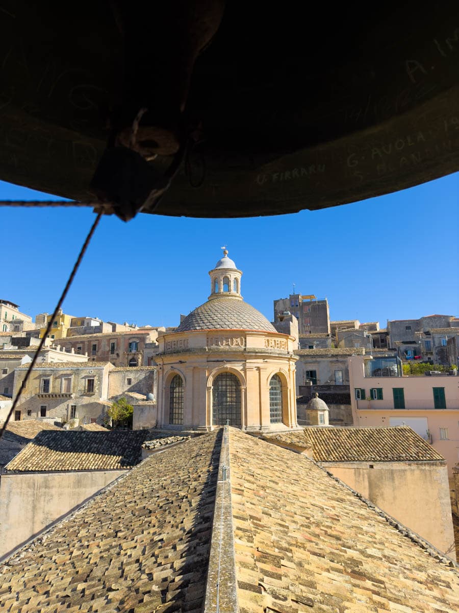 Vue du clocher de Ragusa