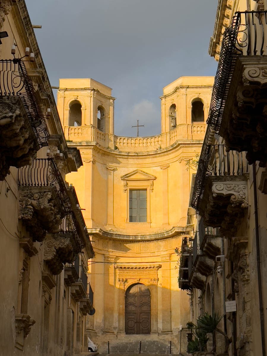 église à Noto Sicile Italie