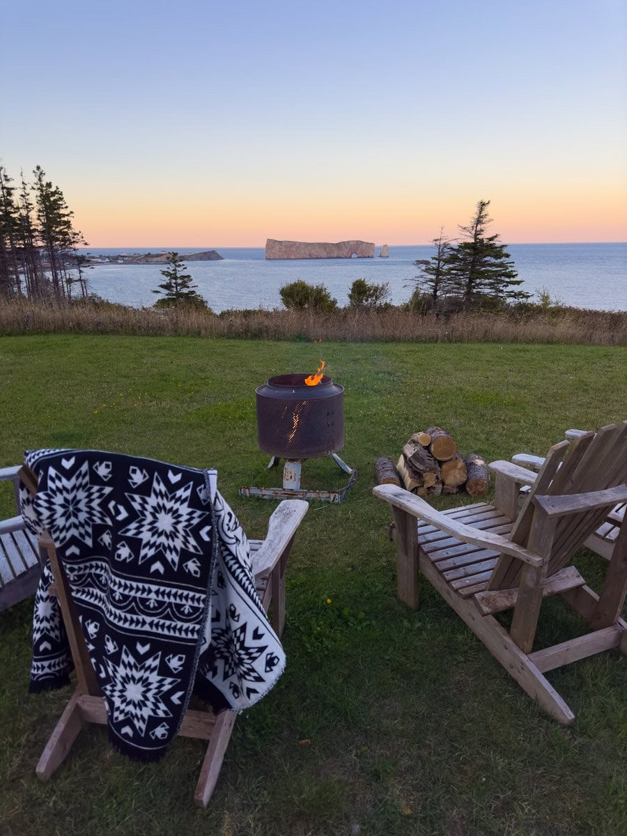 domaine du capitaine percé vue rocher