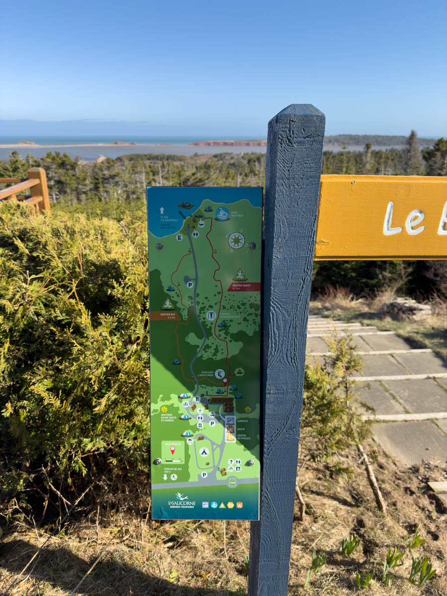 vue à l'auberge la salicorne