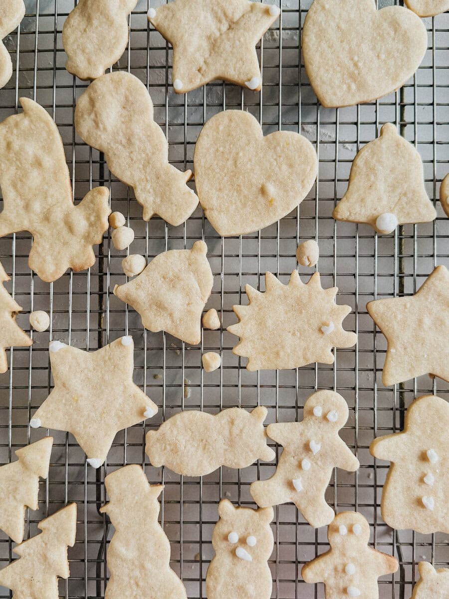 biscuits emporte pièce sur grille
