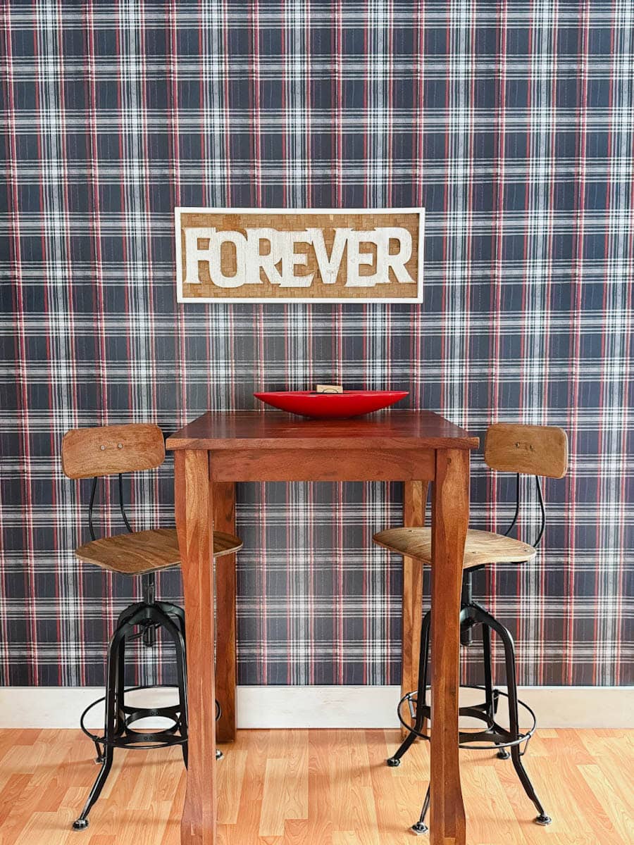 Déco Forever Plaid room Lightouse Motel and cottages NS