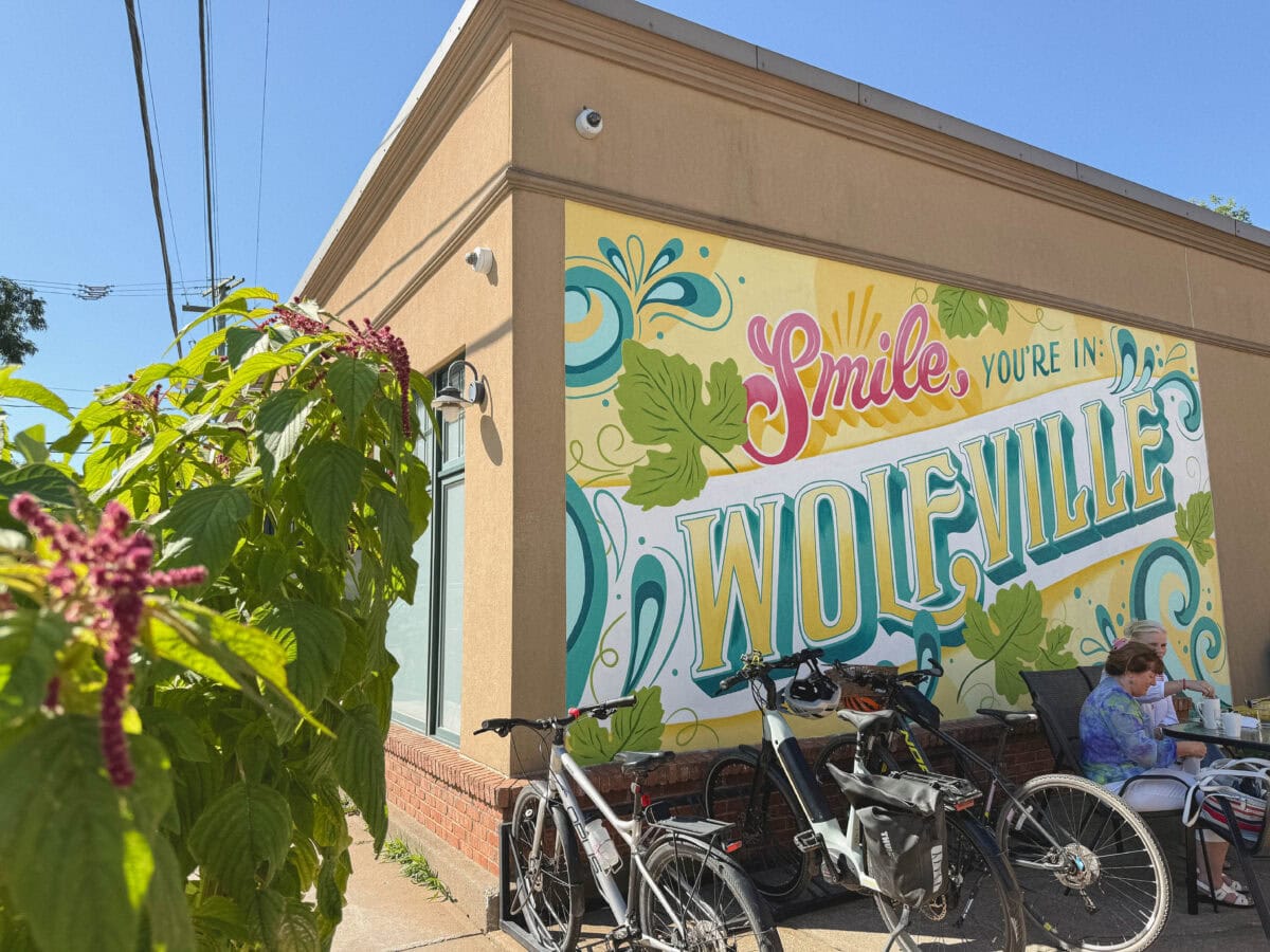 murale à Wolfville Nouvelle-Écosse