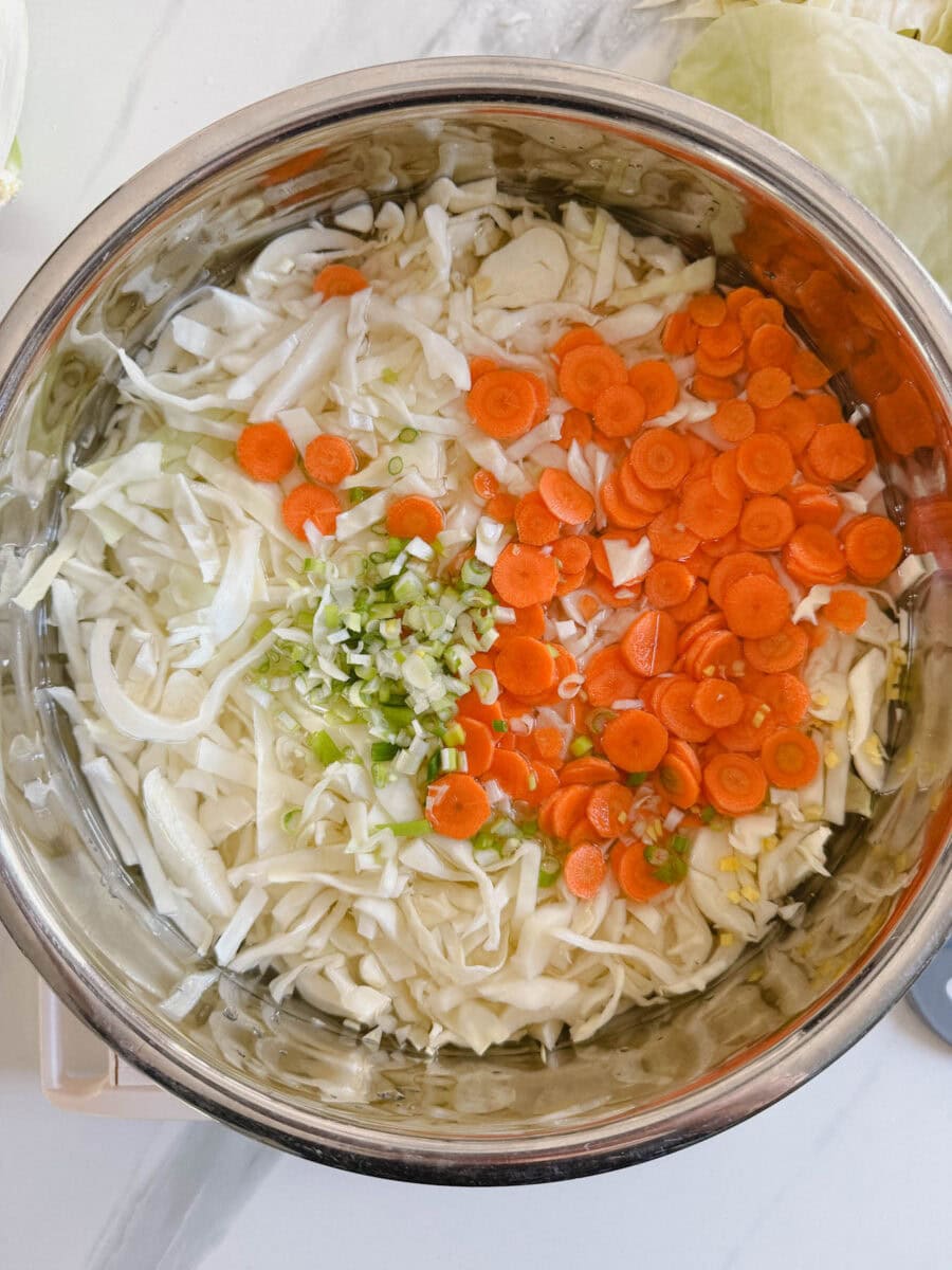 bol de légumes à kimchi