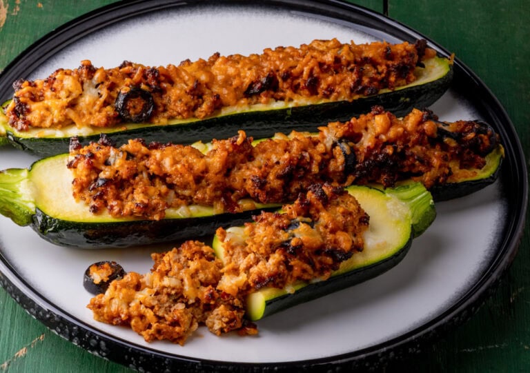 courgettes farcies à la viande
