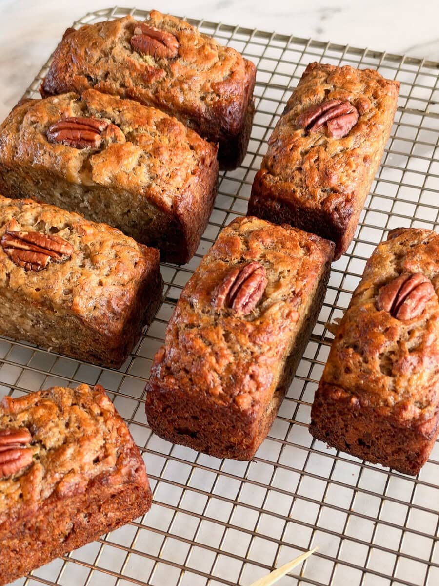7 petits pains aux bananes