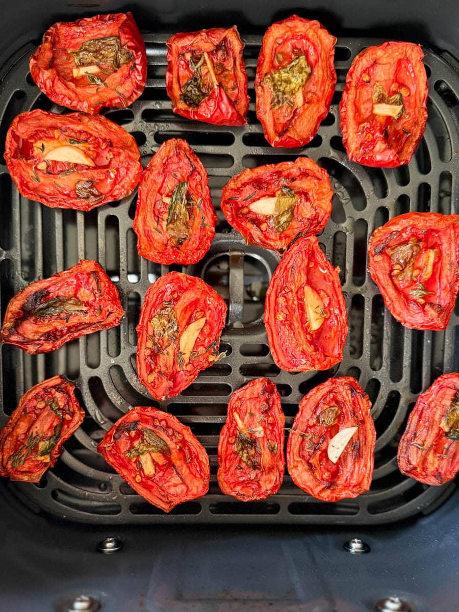 tomates séchées dans le air fryer