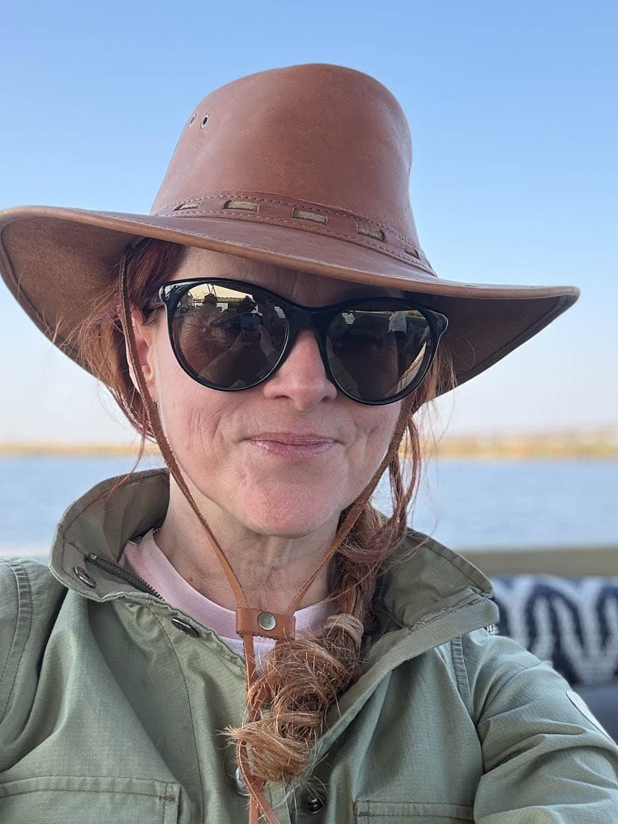 Manon en safari