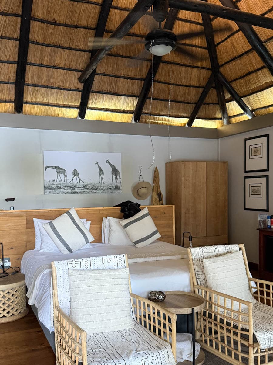 notre chambre dans cabine Kaza lodge croisiafrica