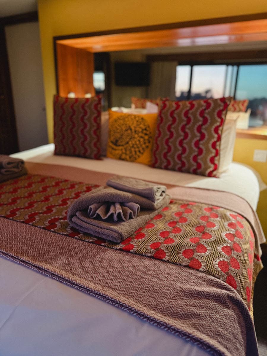 Notre cabine, lit Zimbabwean Dream CroisiEurope