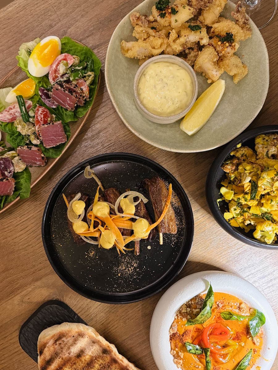 Petits plats gourmands au restaurant Shoreditch The Winchester Hotel Cape Town